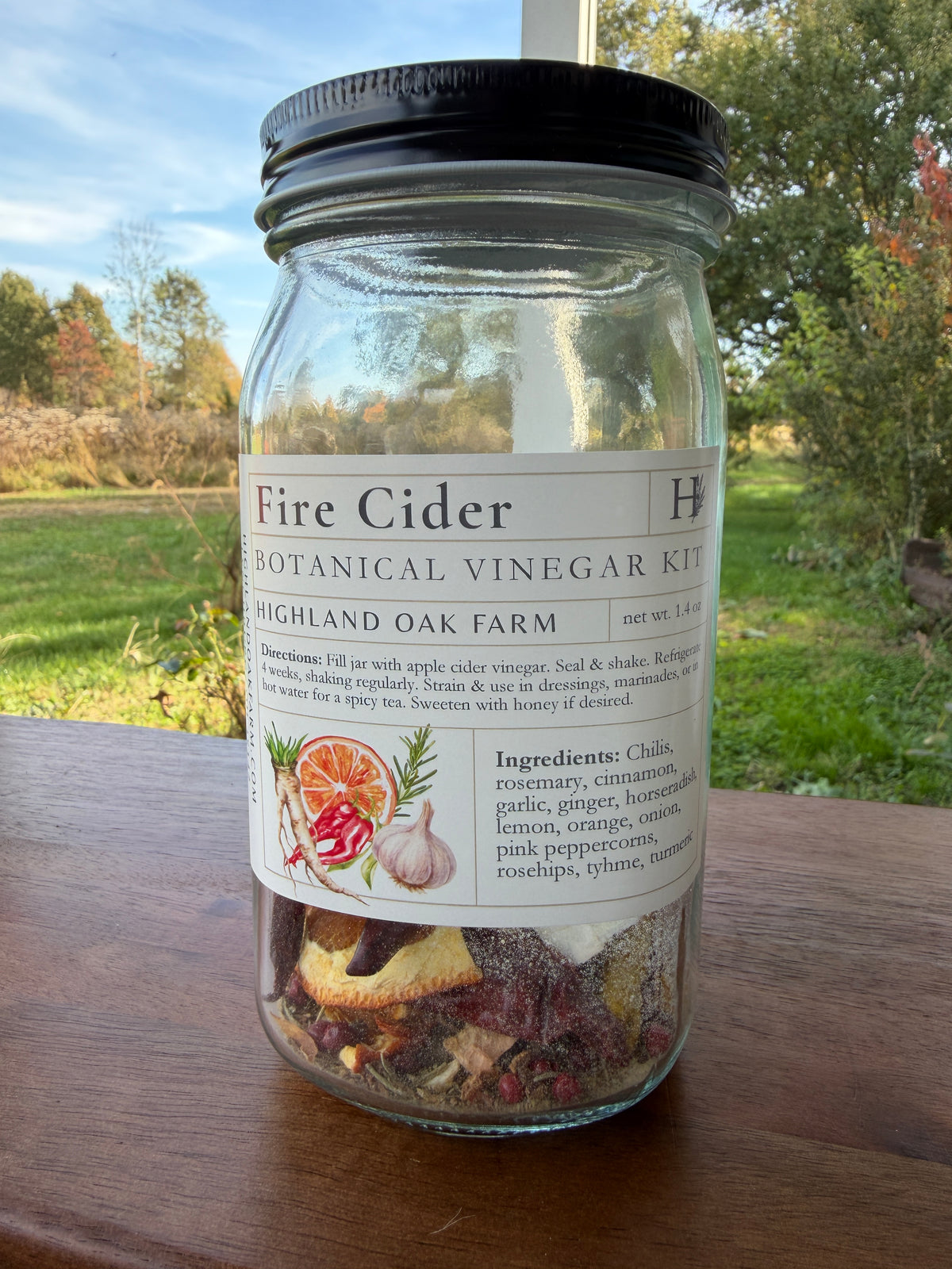 Fire Cider | Botanical Vinegar Infusion Kit