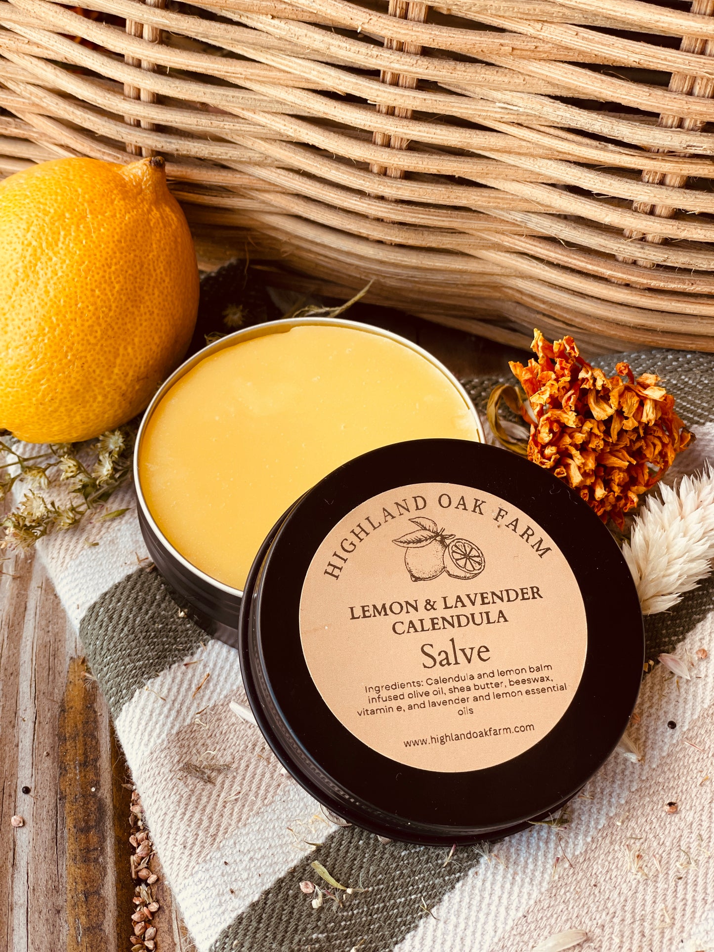 Lemon and Lavender Calendula Salve