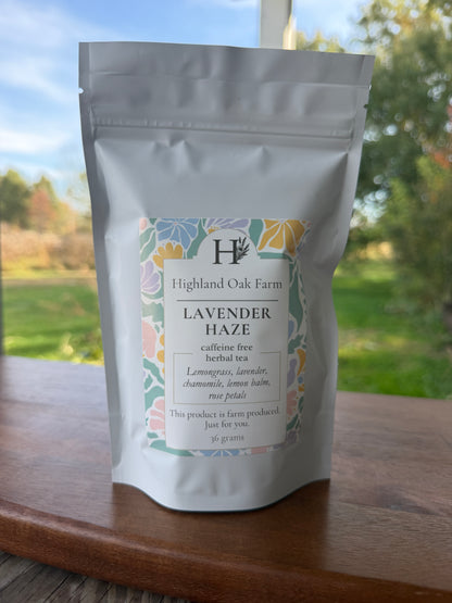 Large Lavender Haze Herbal Tea